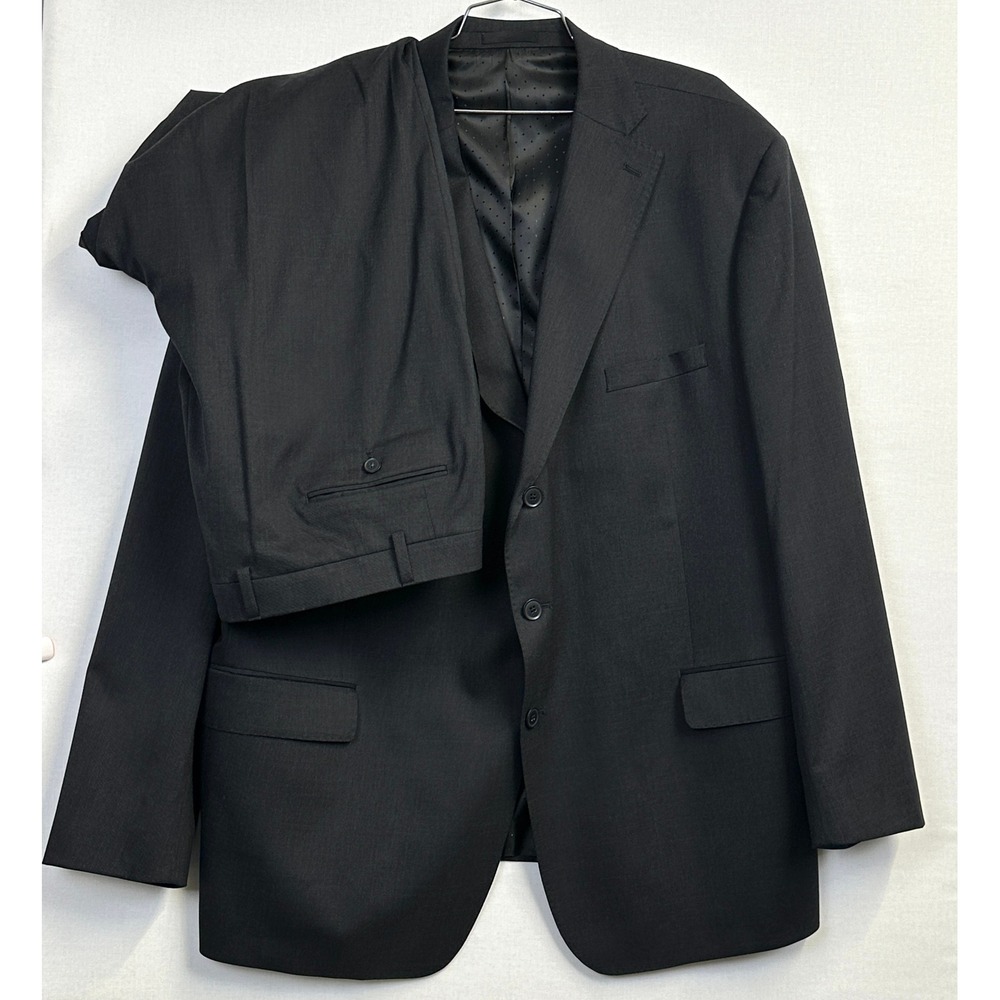 Collection by Michael Strahan 2 Pc Suit Black Men's 56L